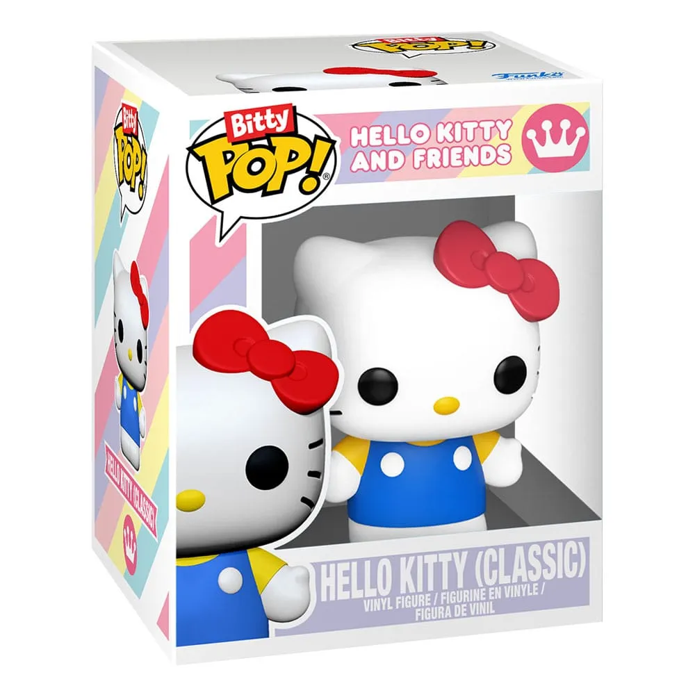 Hello Kitty and Friends Bitty POP! Vinyl Figure 4-Pack Series 1 - 2 cm (1 figura chase aleatória)